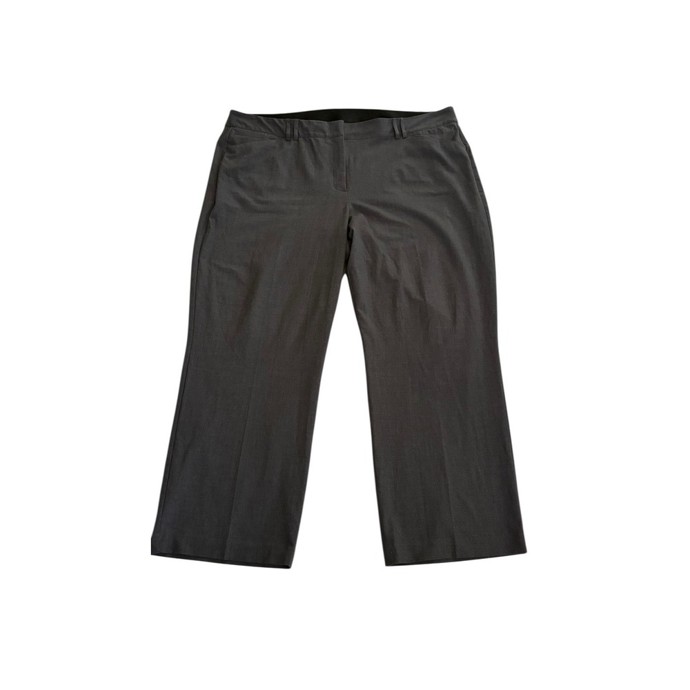 Lane Bryant 26 Regular Black Dress Pants Women's Straight Leg Trousers